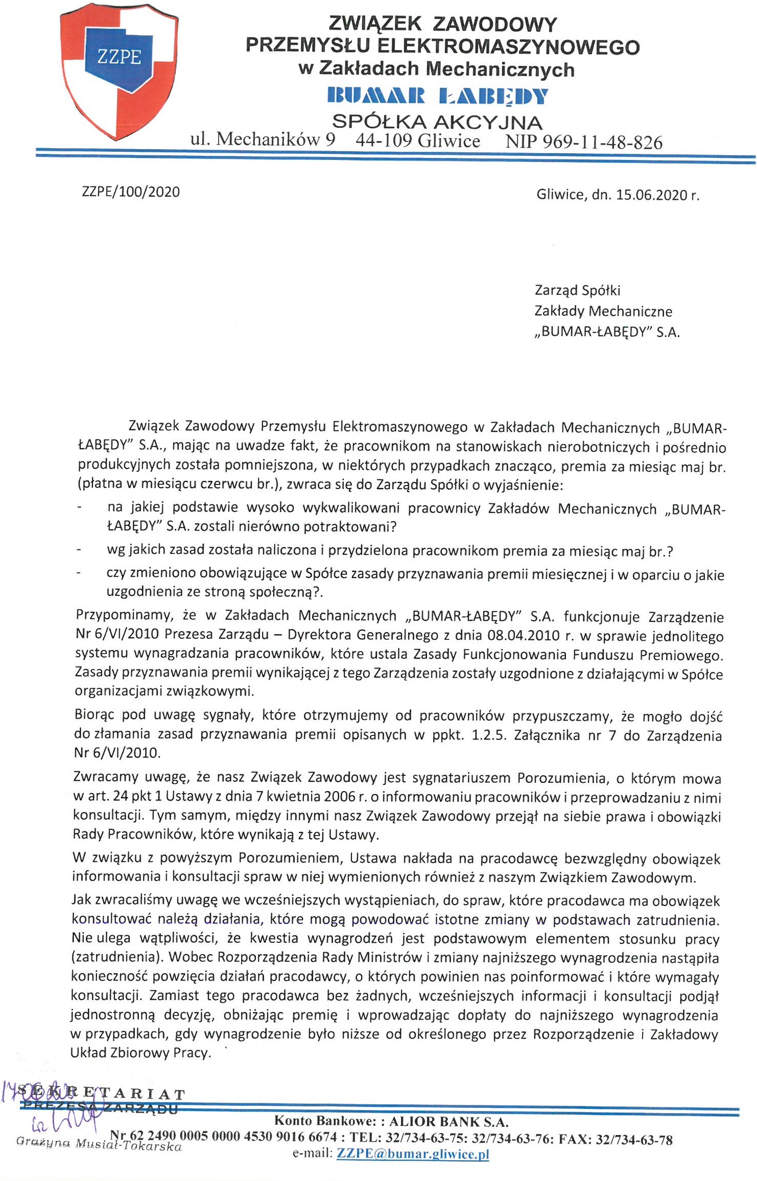 Premia strona 1 